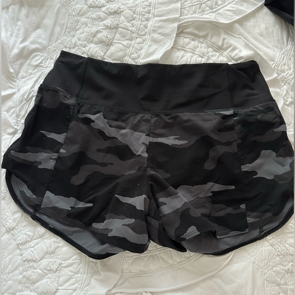 Athleta Camo Running Shorts